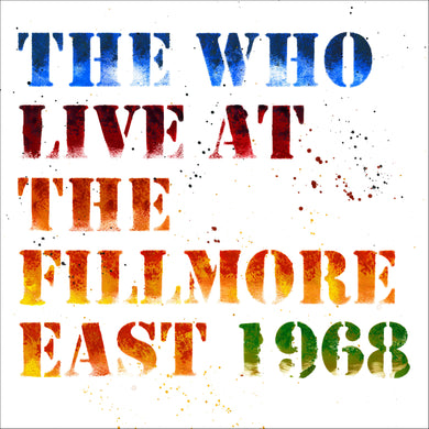 Live At The Fillmore East: Saturday April 6, 1968
