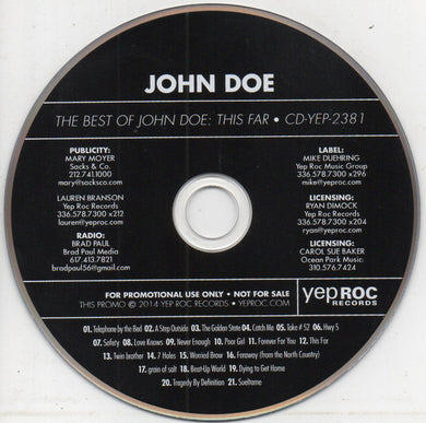 John Doe - The Best Of John Doe: This Far
