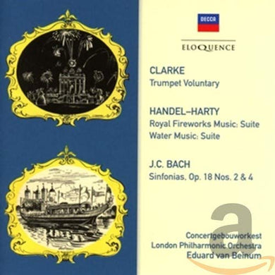 Clarke Handel/Harty Jc Bach: Orchestral Works